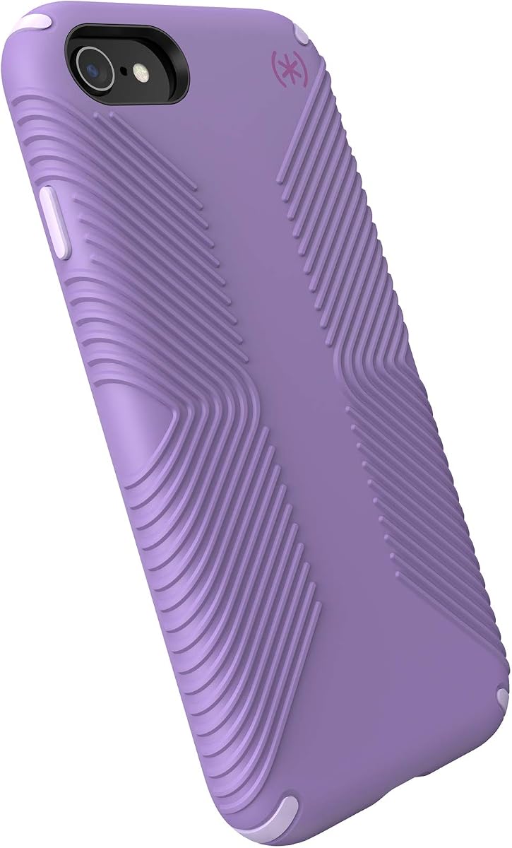Productos Estuche Presidio2 Grip, compatible con iPhone SE (2022)| iPhone SE (2020)| iPhone 8| iPhone 7, morado marabú/morado concordia/morado ciruela