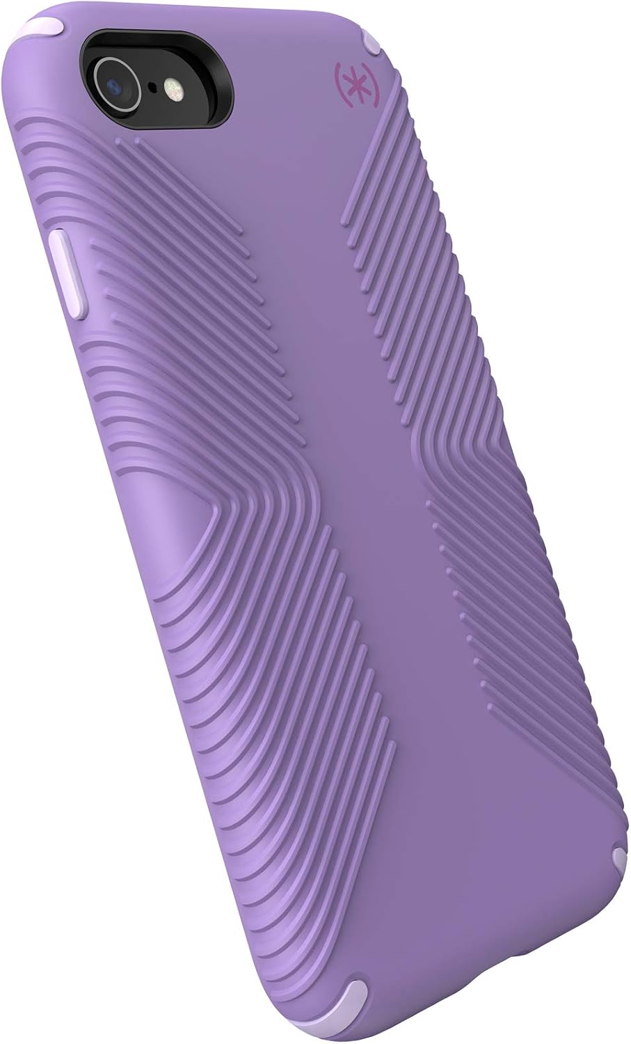 Speck Products Presidio2 Grip Case, Compatible with iPhone SE (2022)| iPhone SE (2020)| iPhone 8| iPhone 7, Marabou Purple/Concord Purple/Plum Purple