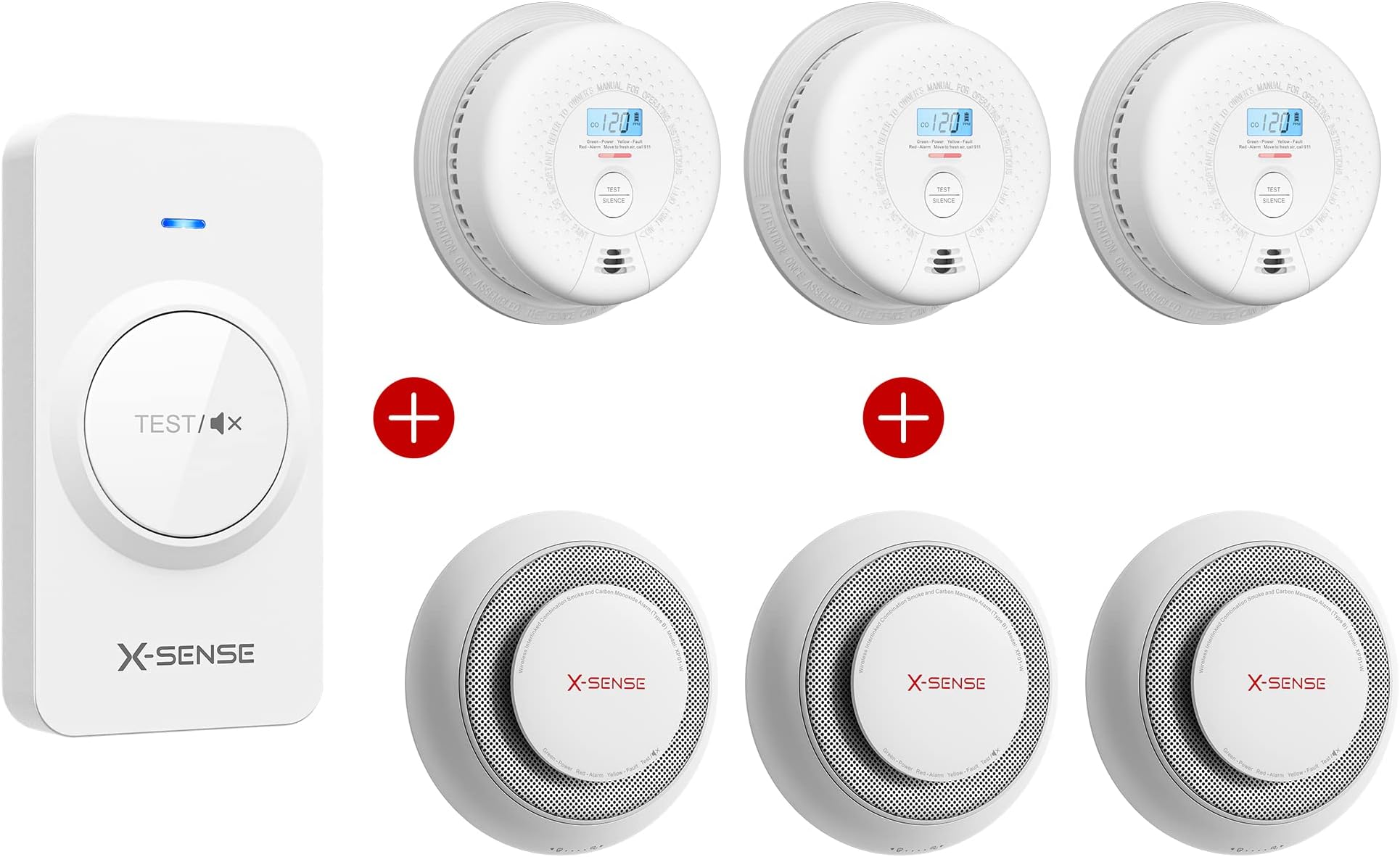 XSense Wireless Interconnected Combination Smoke and Carbon Monoxide
