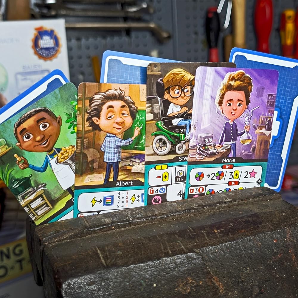 Spiel DAS!, Raising Robots, Strategiespiel für Science-Fiction-Fans, Strategie und Kreativität vereint, Perfekt für spannende Abende, Für 1–6 Spieler ab 14