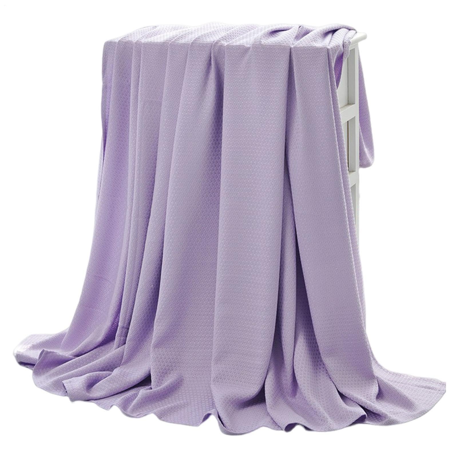 Generisch Coperta rinfrescante da viaggio, estiva, trapunta per climatizzatore in fibra di , leggera e sottile, traspirante, delicata sulla pelle