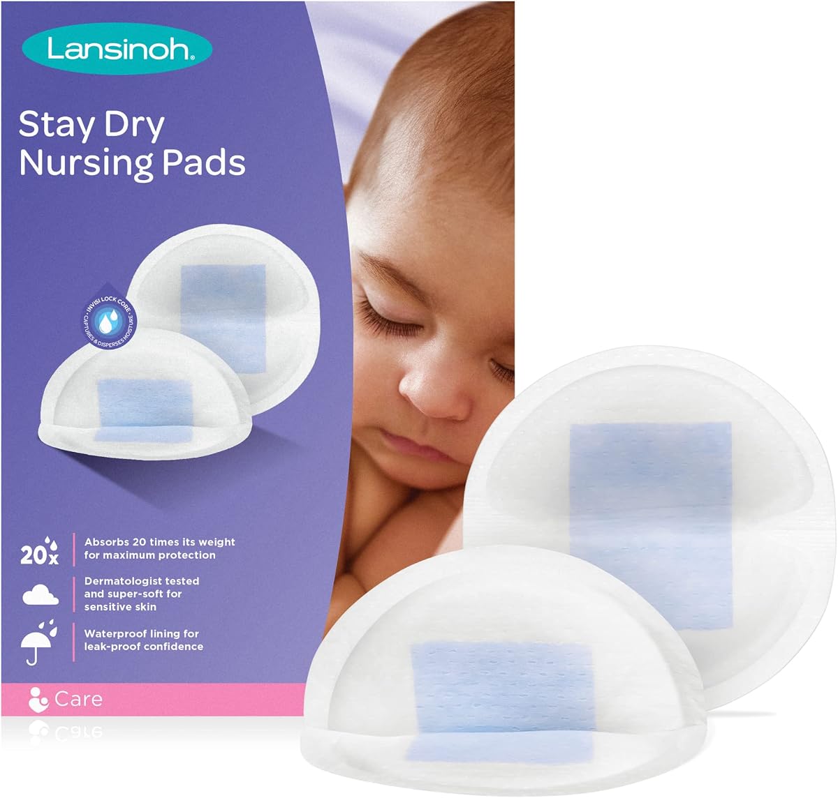 Nursing Pads Stay Dry 60 Each (Pack of 8)