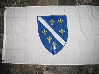 3X5 Bosnia Bosnian 1992-1998 Shield "Republic Of Bosnia" Poly Flag 3'X5'