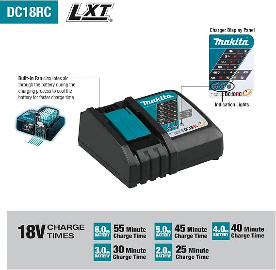 Makita XT297T 18V LXT Lithium-Ion Brushless Cordless 2-Pc. Combo Kit (5.0Ah) | 5.0Ah