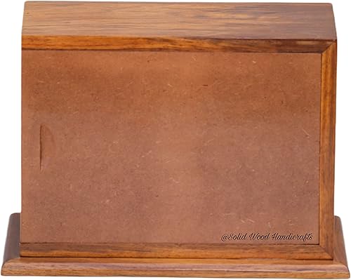 Miniatura 6 de Urna de madera para cenizas de mascotas | Urnas de cremación de madera para cenizas de perros y gatos | Urnas decorativas funerarias de recuerdo