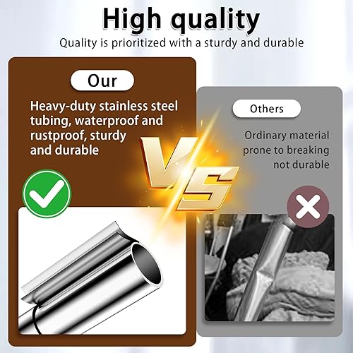 Miniatura 5 de Trípode de acero de 33 a 68 pulgadas - Estante de secado de ropa plegable que ahorra espacio, soporte de secadora de ropa duradero para lavandería,