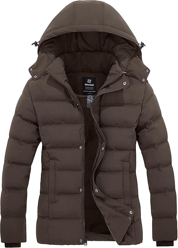campera acolchada acolchada acolchada acolchada con capucha extraíble para mujer Wantdo