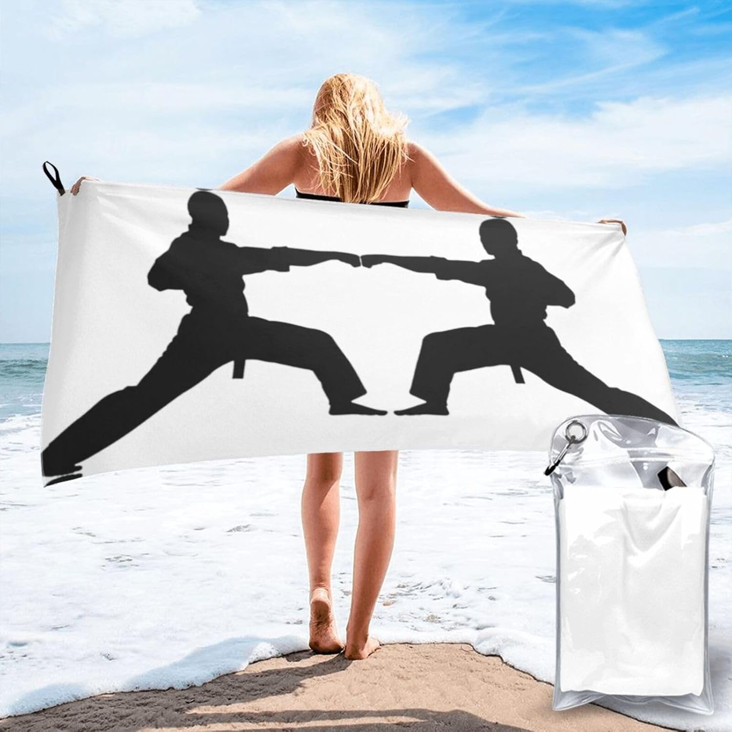 Karates Quick Drying Bath Towel,Microfibre Soft Large Bath Towel,Highly Absorbent Dry Quickly Bath Sheet