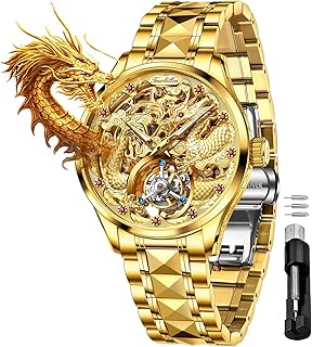 PR5922 Men’s Watch, Black Dial, 24K Pure Gold Plated, Automatic, Sapphire Glass, 41mm, 10ATM