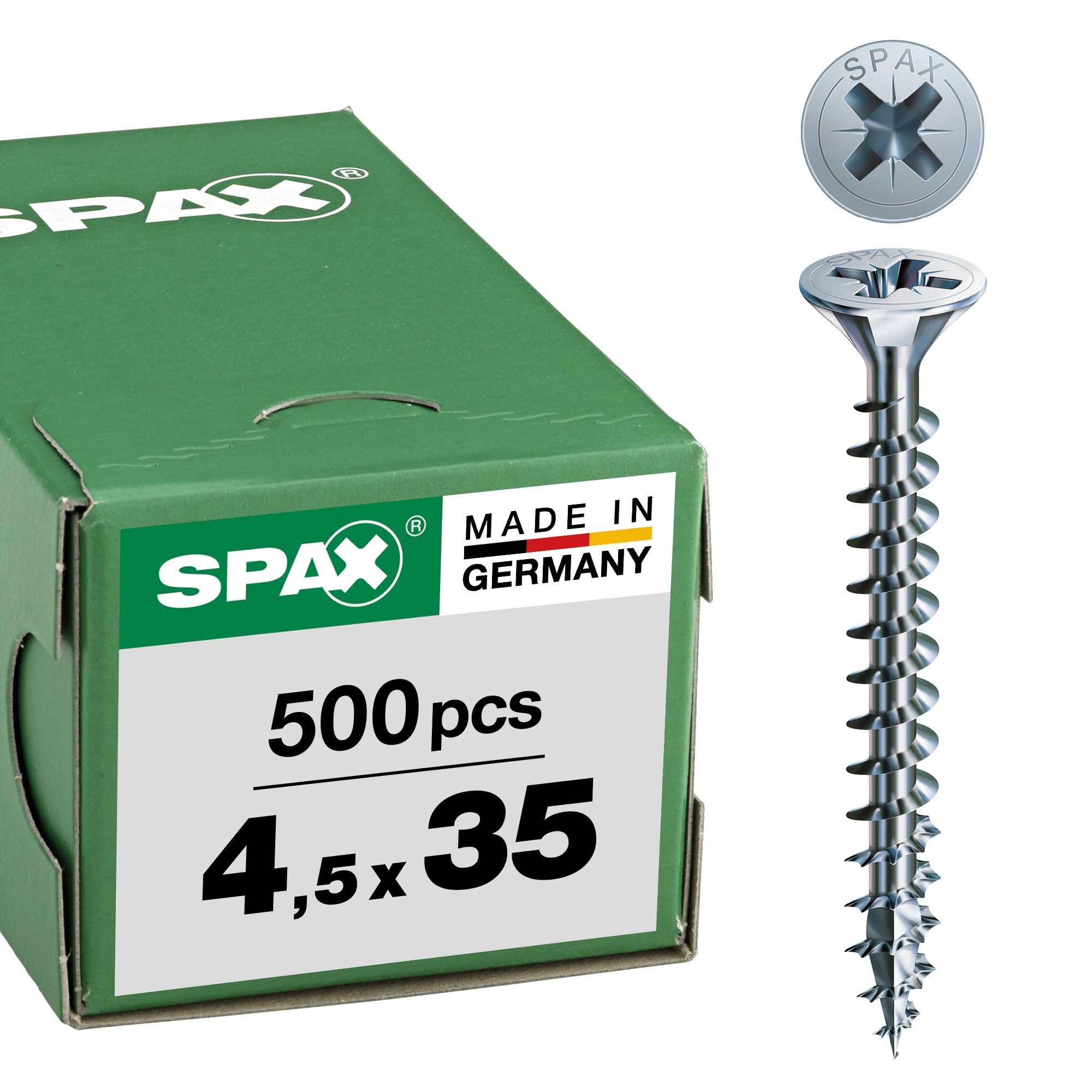 SPAX - Tornillo cincado claro, 4,0 x 40 mm, 200 Unidades — view 20