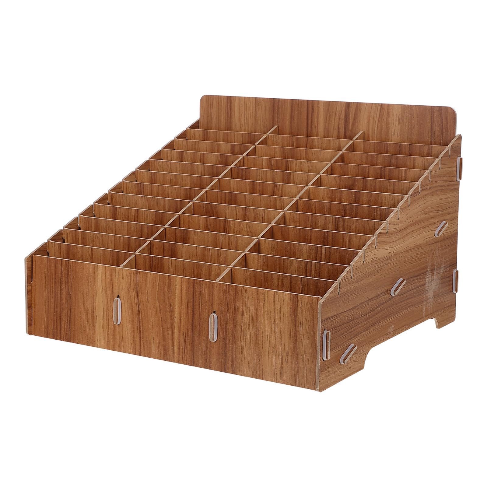 SHINEOFI Scatola in Materiale Resistente con Scomparti Multipli Porta Cellulare Organizer da Tavolo per Facile Gestione dei Telefoni per e Aula