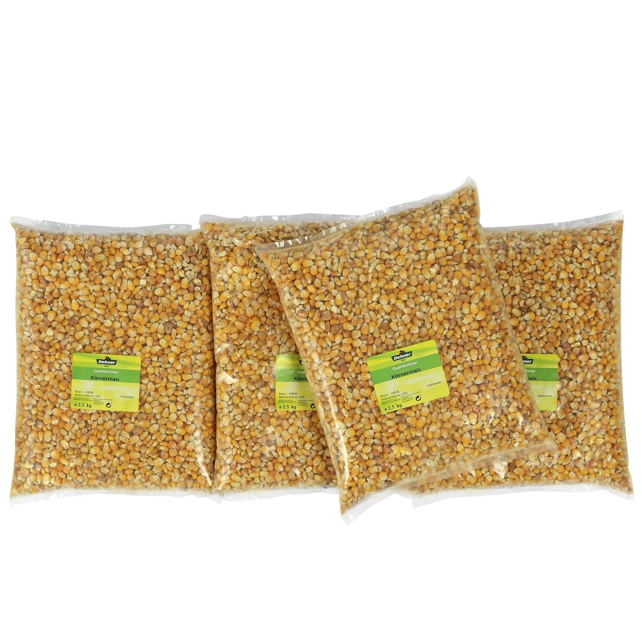 Dehner Nourriture pour Poulets et rongeurs, maïs Grains, 4 x 2,5 kg (10 kg)