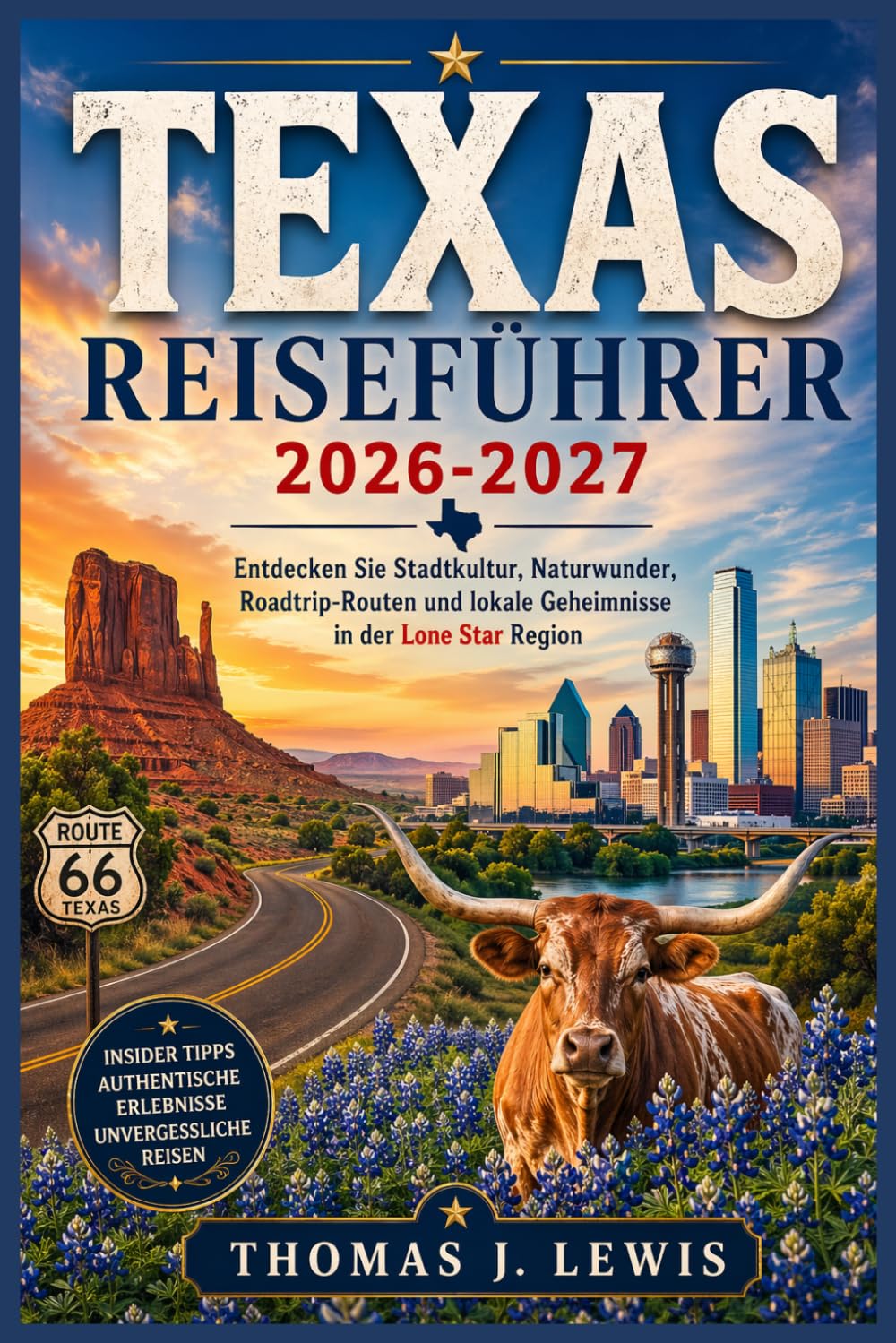 TEXAS REISEFÜHRER 2026-2027: Entdecken Sie Stadtkultur, Naturwunder, Roadtrip-Routen und lokale Geheimnisse in der Lone Star Region