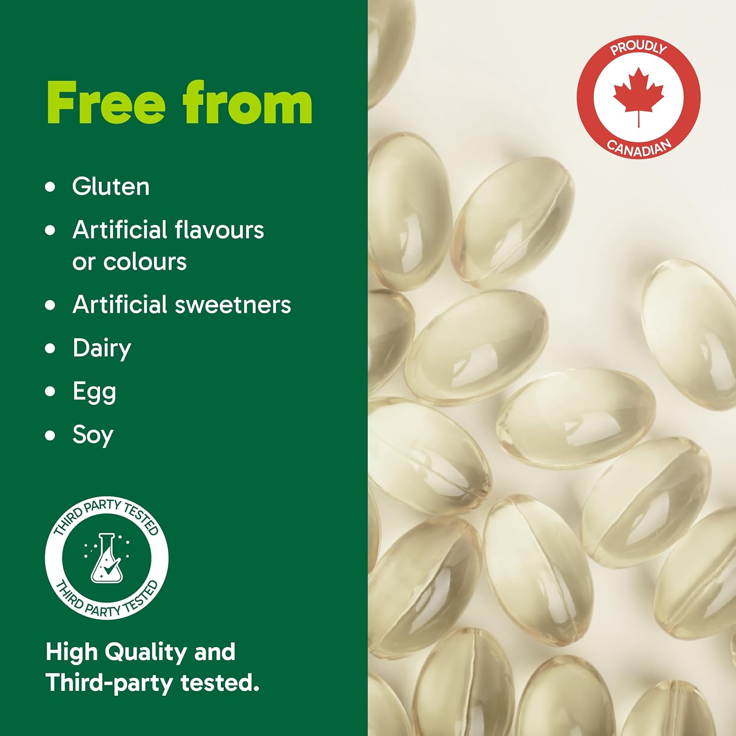 Organika Vitamin D3 + K2 (MK7)- 1000IU D3 and 120mcg K2 per capsule- High Potency, Supports Healthy Immune Function and Bones + Teeth- 120sftgl - Image 5