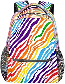 Mochilas para meninos e meninas mochila para laptop, mochila escolar com vários bolsos, linda lhama suculenta, cacto, impermeável, com alça de ombro ajustável para viagens, caminhadas, acampamento, Multi, Medium