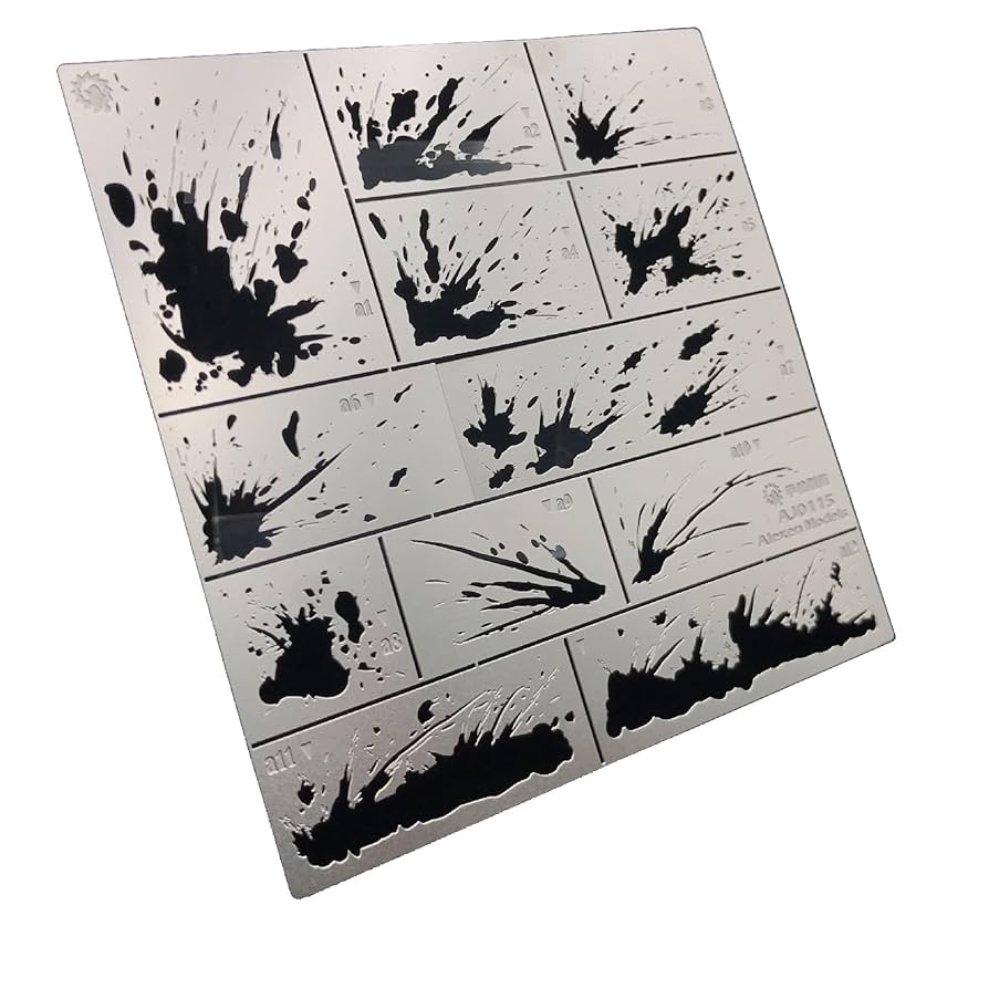 Amazon | [Cicogna] 塗装 スプレー テンプレート 特殊表現