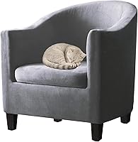 Vista 34 de Fundas de terciopelo para sillones, fundas de elastano para sillones, fundas elásticas para sillas de bañera, fundas protectoras para muebles, funda