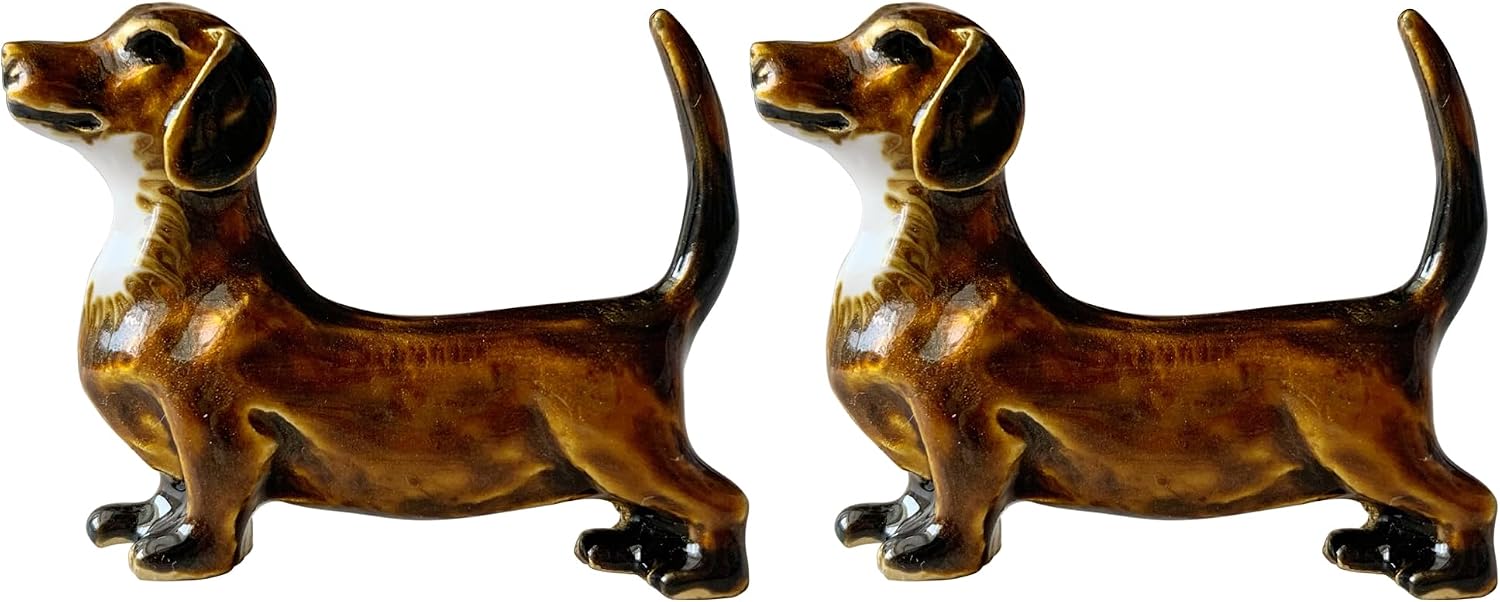 Unique Giraffe Metal Cabinet Knobs, Set of 2, Hand-Painted Drawer Pulls with Mounting Screws, Decorative Dresser Handles for Cabinets, Closets, Doors, Home Décor