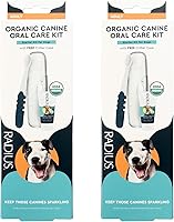Vista 11 de RADIUS USDA Organic Dental Solutions - Kit de 2 unidades para cachorros, incluye 1 cepillo de dientes para perros y 1 pasta de dientes de 0.8 onzas