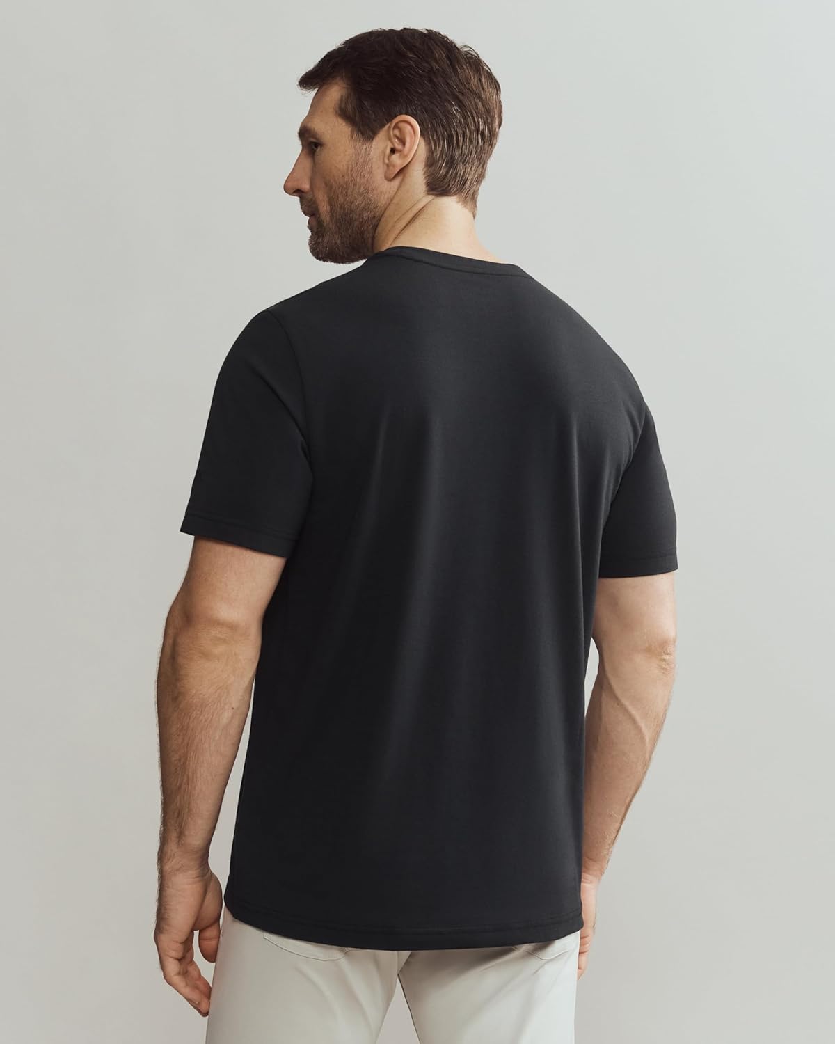 Rhone Men's Origin Performance Tee - Ultrasoft Cotton Blend Fabric, Lightweight, Moisture-Wicking, Anti-Odor T-Shirt - Image 5