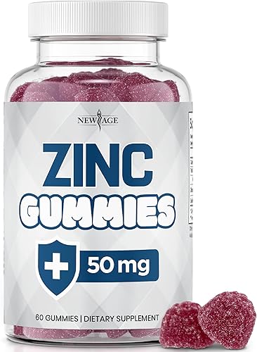 Miniatura 9 de NEW AGE - Gomitas de zinc  Paquete de 2  Suplemento de zinc de alto refuerzo inmunológico de 50 mg, defensa inmunológica, poderoso antioxidante