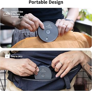 AIRHUG USB Microphone No Speaker, Desktop Computer Mic for Laptop | Mute Button with LED Indicator, AI Noise Reduction, Plug & Play Omnidirectional Microphone, Ideal for Online Calls, Recording