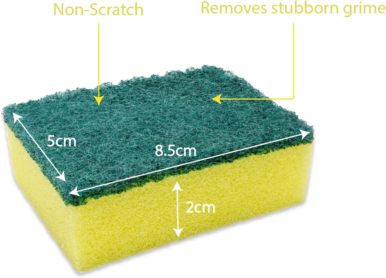 Spon Scourers Multicoloured for Kitchen and Bathroom, Remove