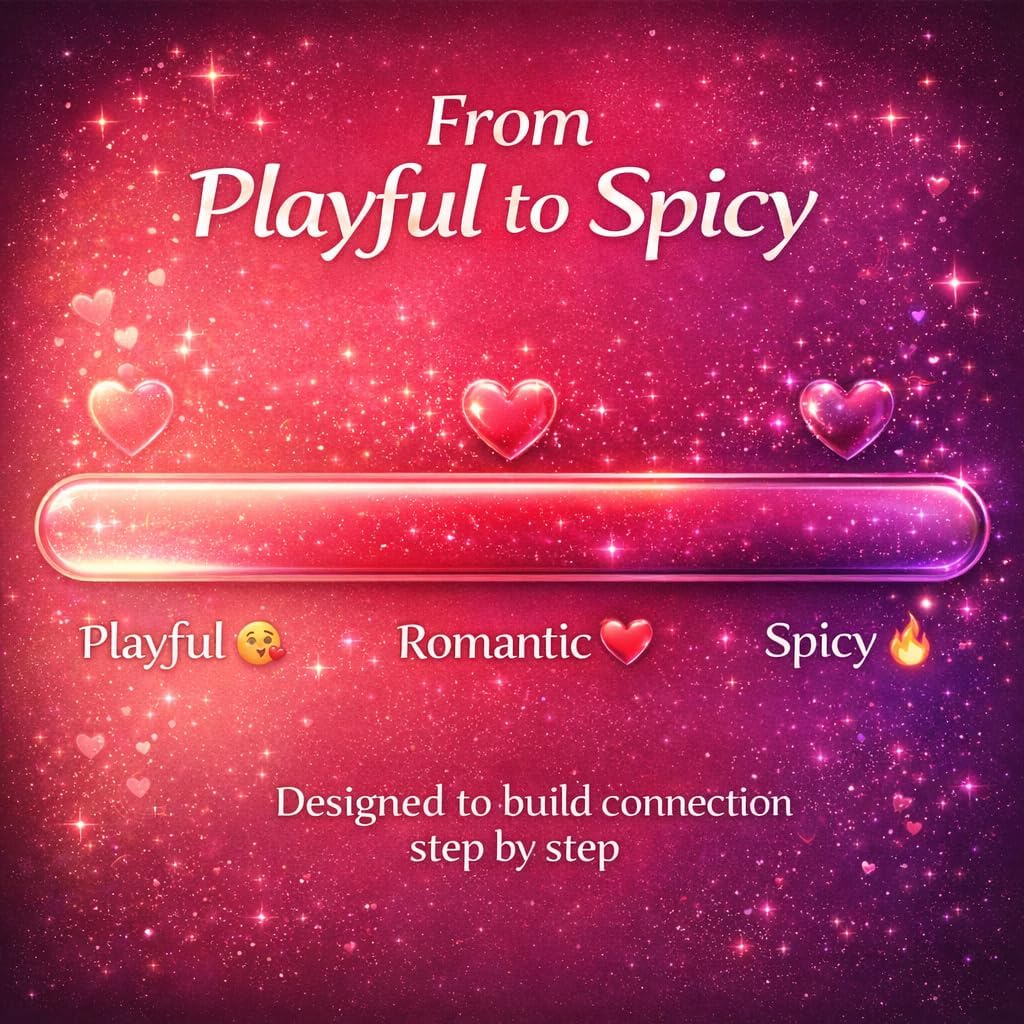 Couples Games for Adults, Spicy Dice Game for Date Night, Bedroom Board Games for Boyfriend Girlfriend Relationship Conversation, Romantic Naughty Activities Gift for Him or Her