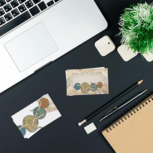 Vista 90 de Tarjetas de presentación personalizadas para pequeñas empresas, papel mate de 10.58 oz/m², impresas en el frente y el dorso, de 3.5 x 2 pulgadas