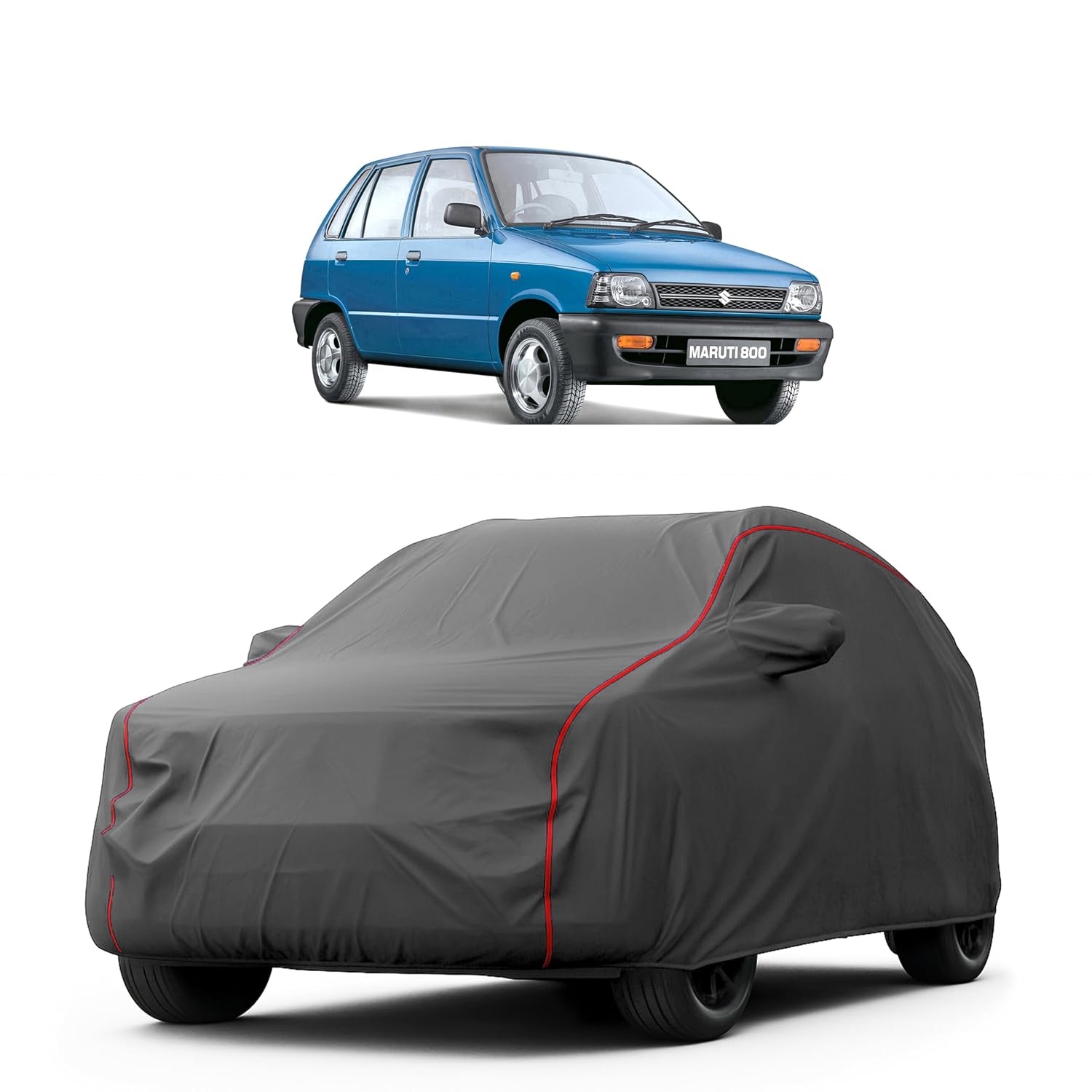 Heavy-Duty Car Cover Compatible with Maruti 800 (1983 to 2025 All Models) Deluxe Car Protection Cover at ₹749 – Amazon