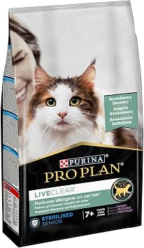 PRO PLAN Liveclear 7+ Turkey Sterilized Cat Food 1.4 kg
