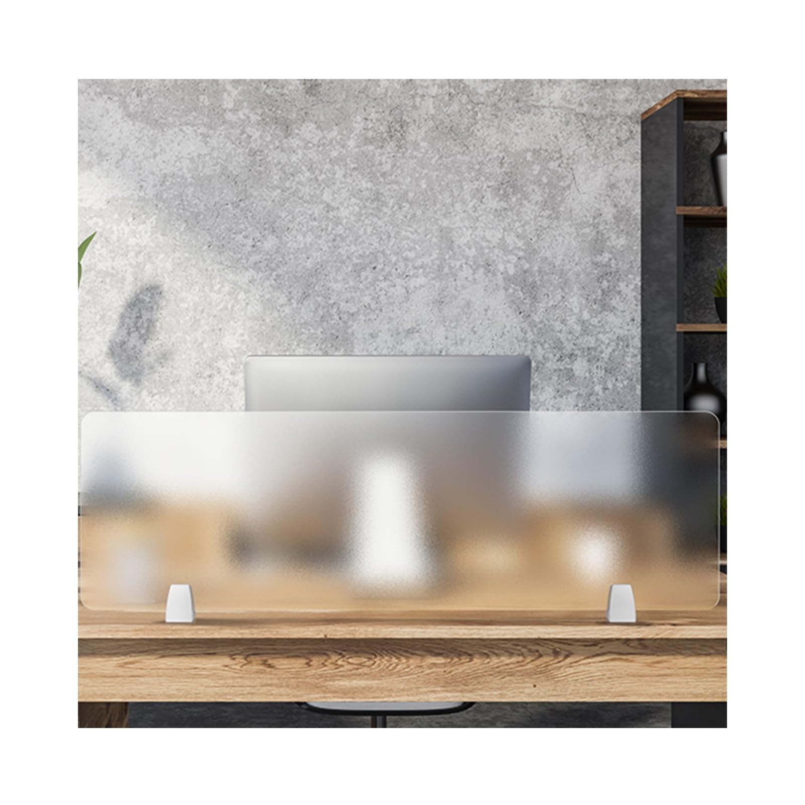 SXFSDOU Desk Privacy Panel Acoustic Divider Mounted Waterproof/Moisture-proof/Reducing Noise Visual Distraction(23INx19IN)