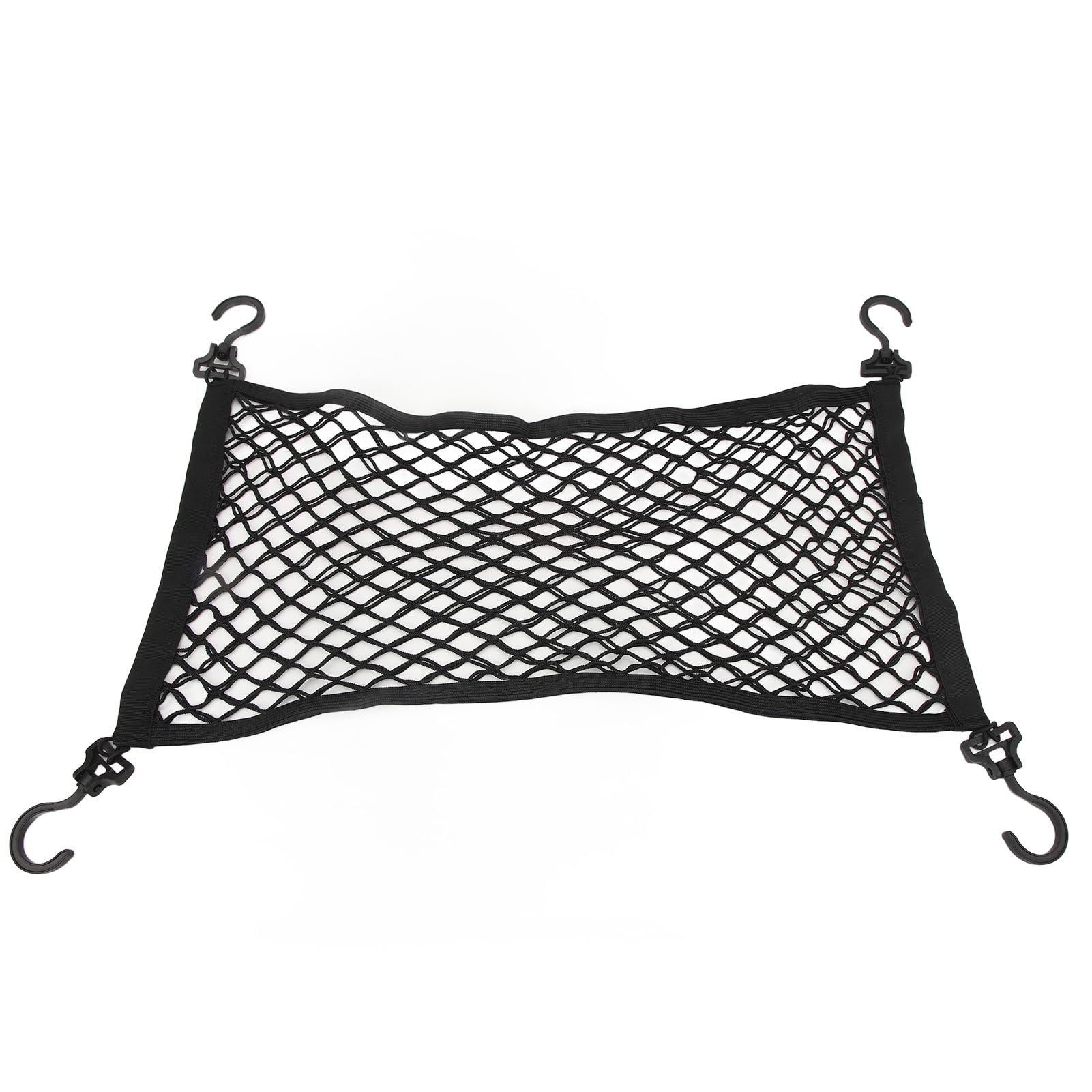 Filet Élastique Toit Voiture 90x120 à 180x240cm - 12 Crochets - Pour Bagages