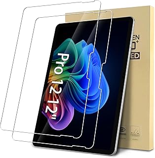 2-Pack Screen Protector Compatible with Microsoft Surface Pro 12 inch 2025, Tempered Glass Clear Film, Anti-Scratch, 9H Hardness, Easy Installation