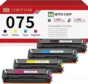 075 075H Toner Cartridge Compatible with Canon 075 075H Toner Cartridge Set