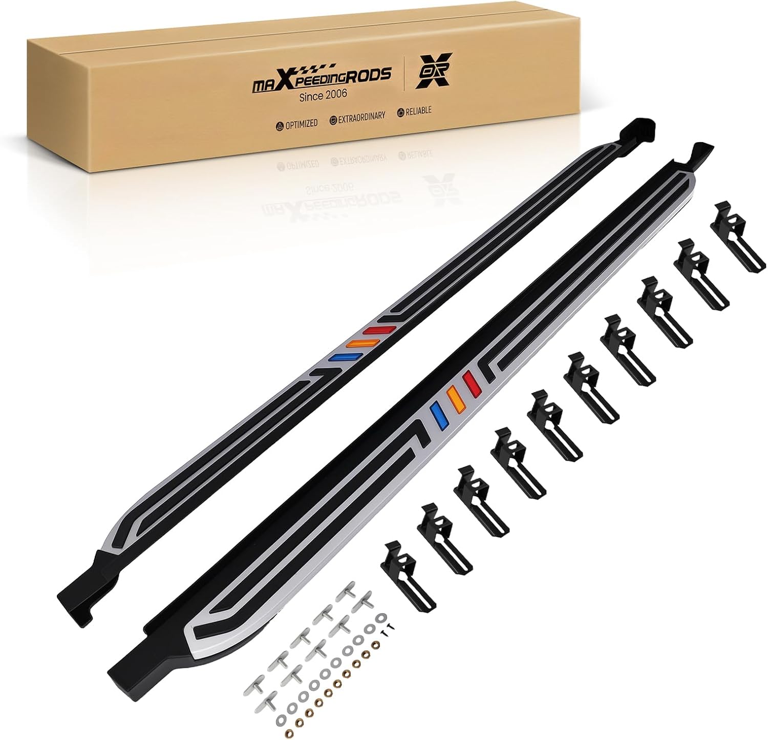 maXpeedingrods Running Boards for Volkswagen VW Atlas 2018-2024, Aluminum Side Step Nerf Bars