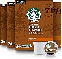 Starbucks Pike Place Roast K Cups, 96-Count