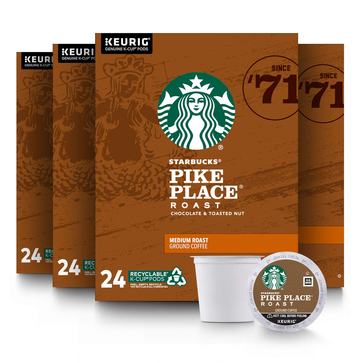 Starbucks Pike Place Roast K Cups 96 Count Pike Place 96 Count | amzdealz