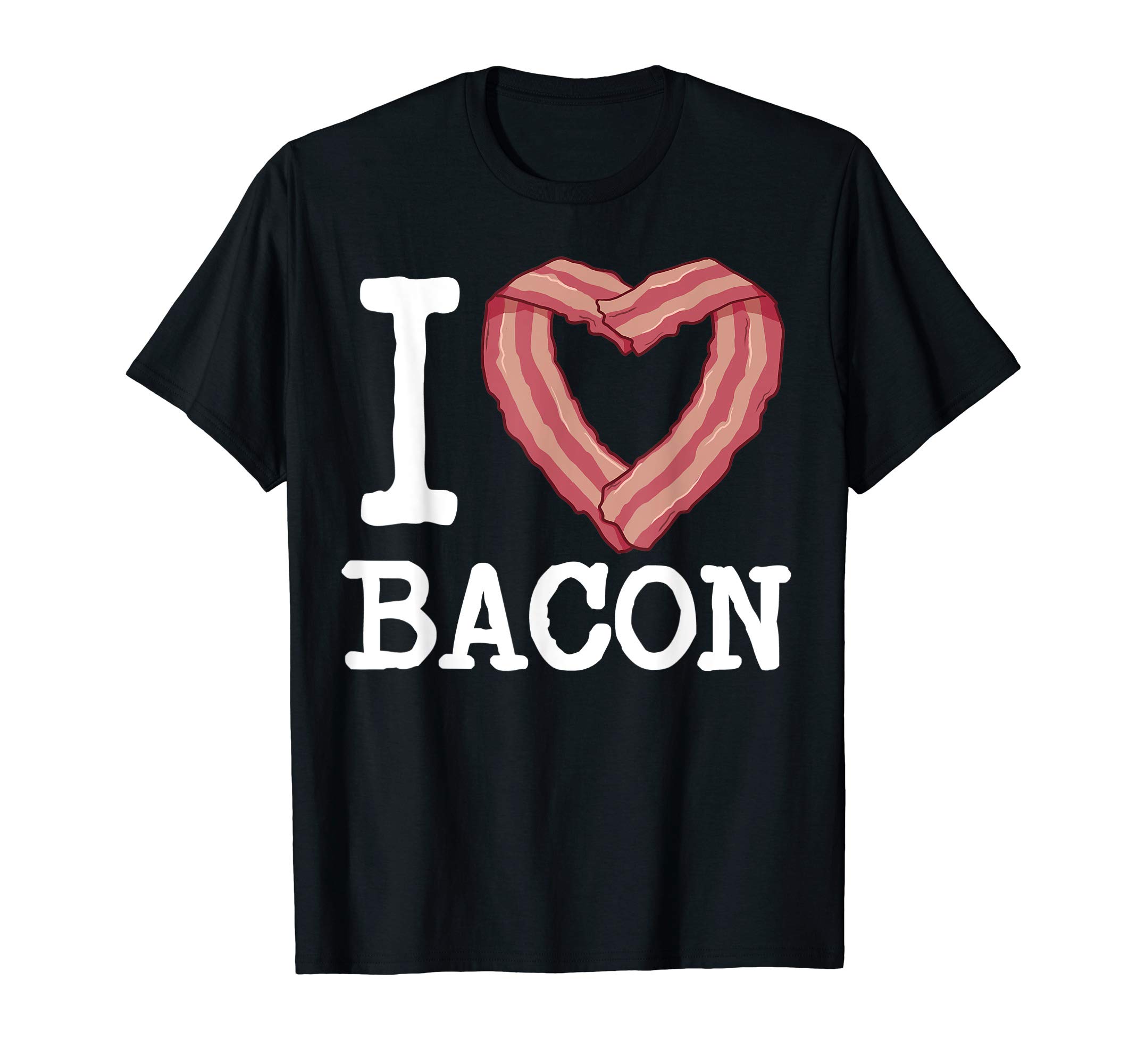 Miftees Bacon TeesI heart bacon funny I Love Bacon T-ShirtOEKO-TEX STANDARD 100