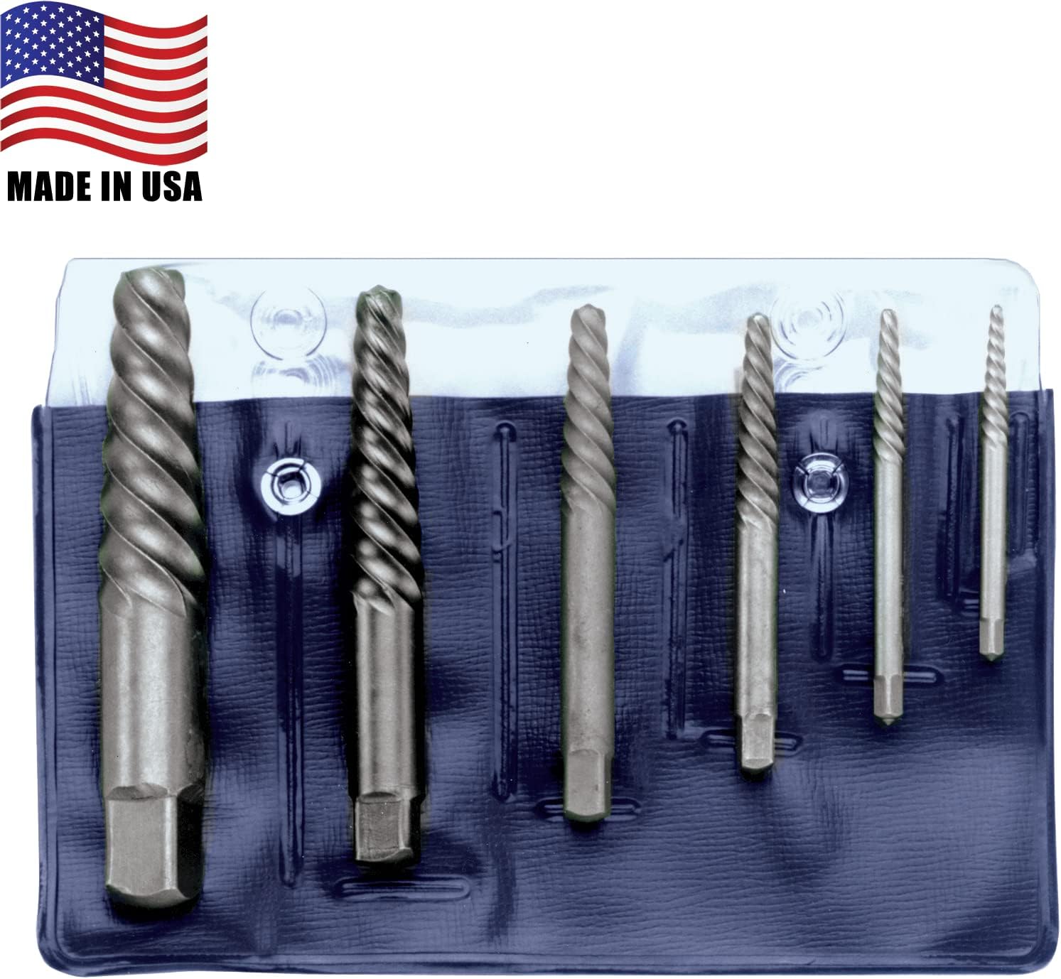 Chicago Latrobe 800 Series Screw Extractor Set, Wire, 6-piece, #1 - #6