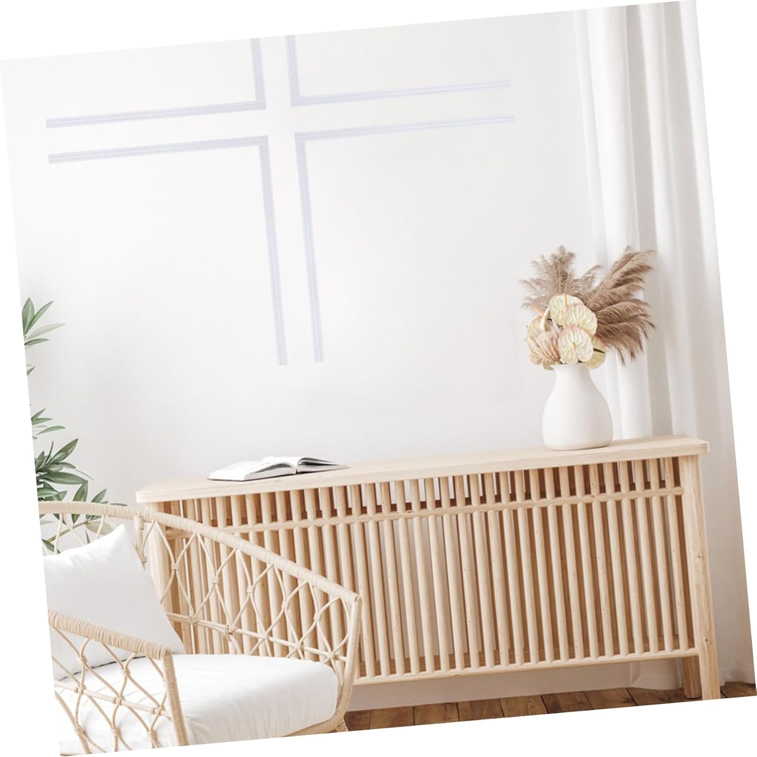 Angoily Peel and Stick Decorative Molding Trim Self-Adhesive Molding for Easy Installation Border for Home Decor