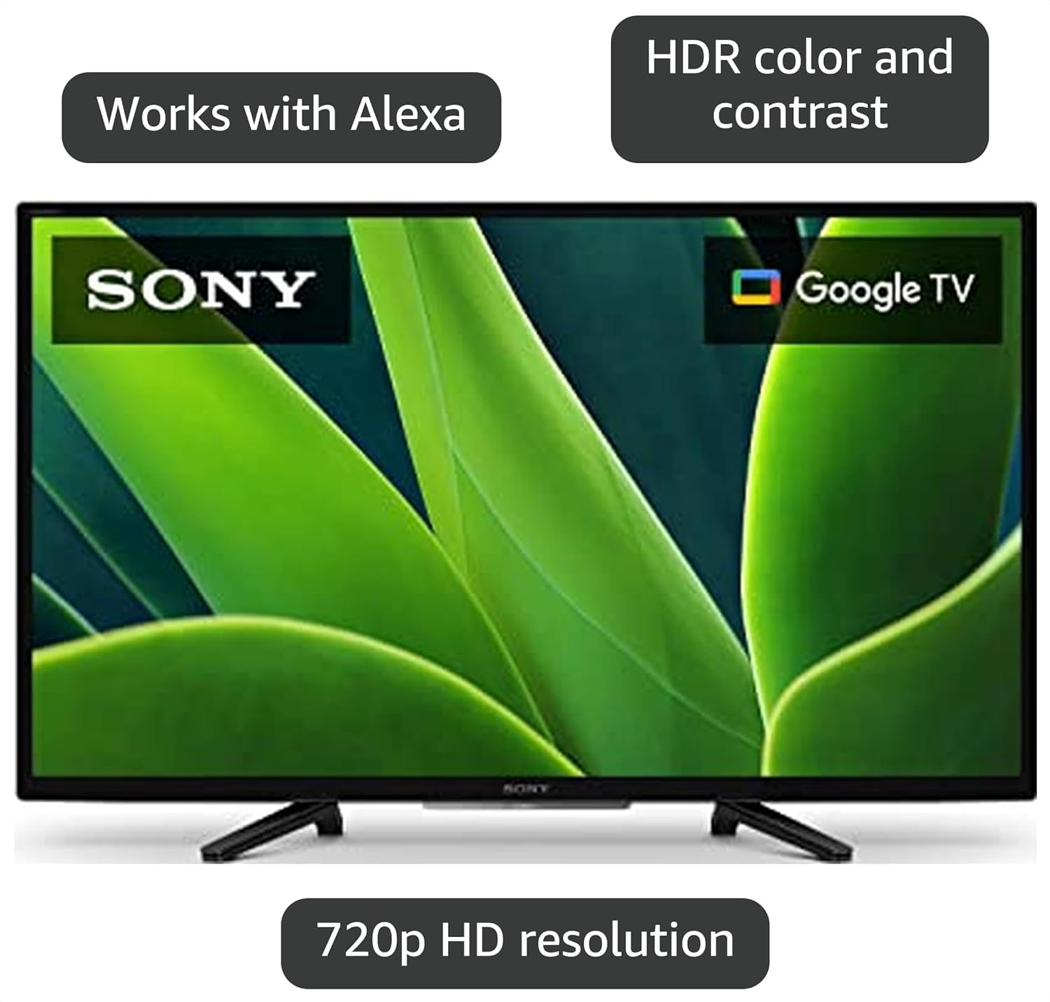 Sony 32 Inch 720p HD LED HDR TV W830K Series with Google... photo 3