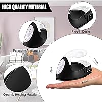 Vista 2 de Mini prensa de calor de hierro pequeño, máquina portátil de prensa de calor, mini plancha para manualidades con base de carga, accesorios