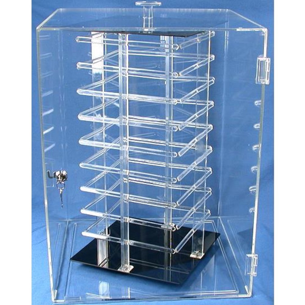 FindingKing Plastic Earring Rotating Revolving 144 Display Case Stand