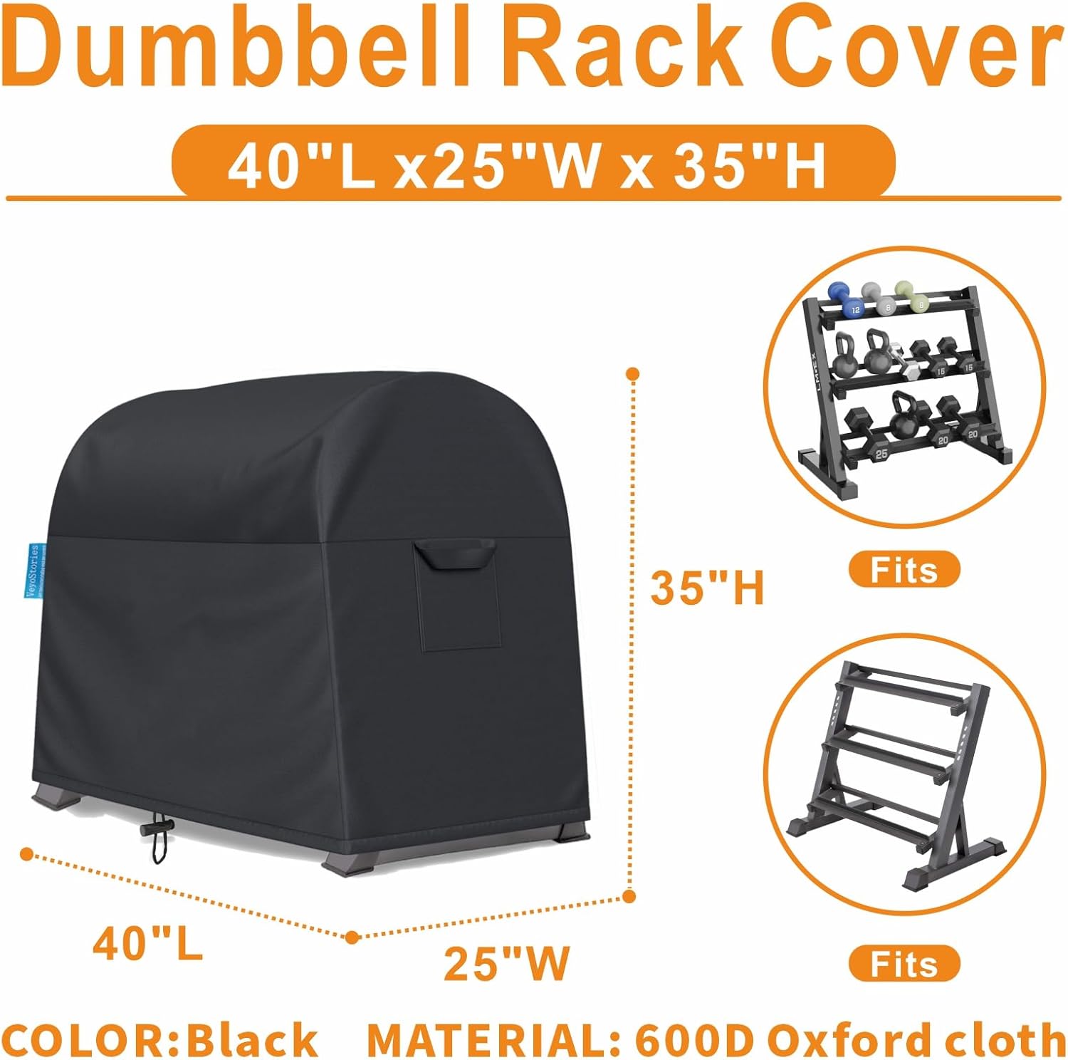 Dumbbell Rack Dust Cover, A-Frame Dumbbell Rack - Waterproof and Dustproof for Home Gym Dumbbell Set Brackets