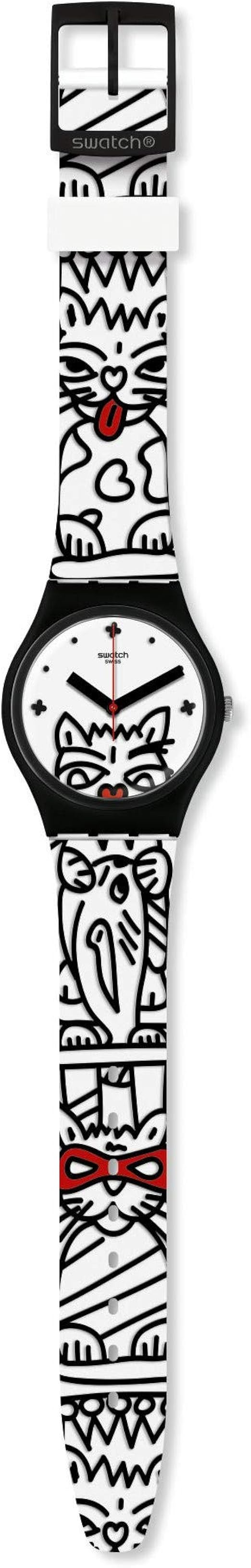 Swatch Femmes Analogique Quartz Suisse Montre avec Bracelet en Silicone  GB322 : Amazon.fr: Montres