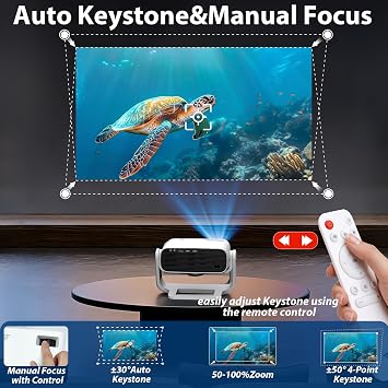 Wielio 2026 Smart Projector Android TV 15