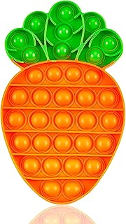 Easter Push Bubble Fidget Toys, Kids Girls Boys Basket Stuffer Popping Sensory Toy Toddler Adult Stress Relief Silicone Fidgets Birthday Gifts for Travel Cars Classroom Party Office