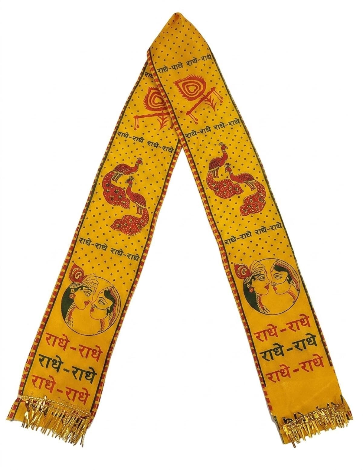 BookMyCostume Wood Krishna Jewellery For Kids 8-Pcs Complete|Janmashtami Photoshoot Props|Krishna Dress For Kids|Jewellery Accessory For Krishna Costume For Baby Boy|Dress Accessories β 0-7 Yrs 3