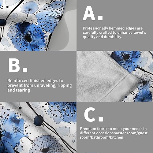 Vista 192 de Toallas de mano en blanco y negro – Toallas clásicas a rayas blancas y negras, toallas de baño modernas y sencillas, toallas de baño absorbentes